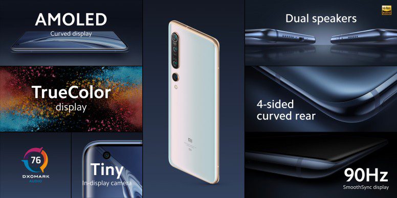 کیفیت صفحه نمایش گوشی Mi 10 Pro