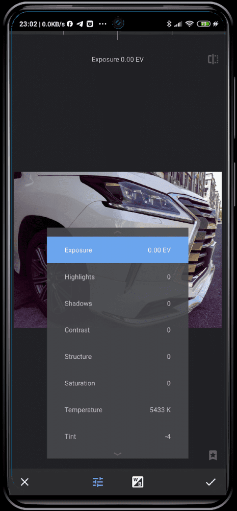 تنظیم وایت بالانس عکس RAW 