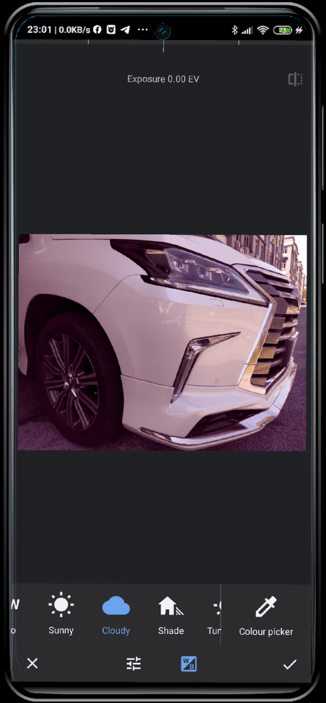عکس ویرایش شده RAW با وایت بالانس متفاوت