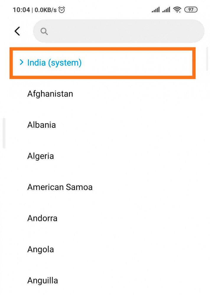 تغییر ریجن در MIUI 11