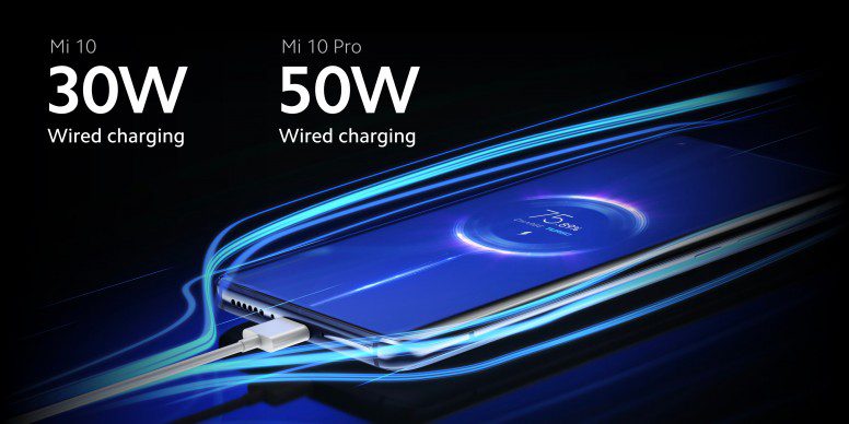 شارژ 50 وات Mi 10 