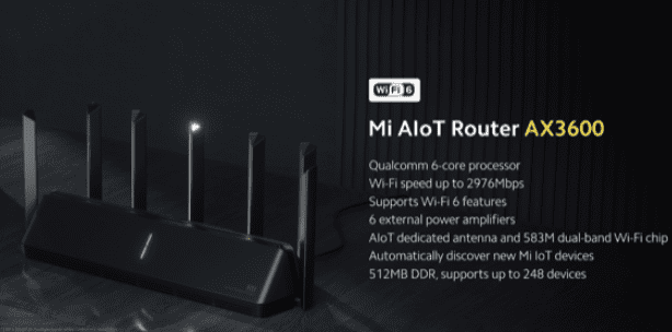 مشخصات روتر WIFI 6 شیائومی
